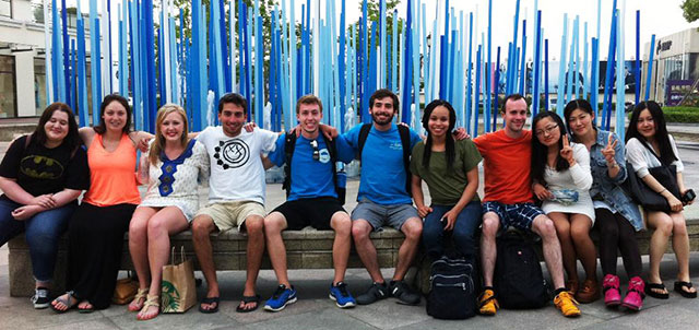 Photo of group of students in China on KSU Education Abroad trip