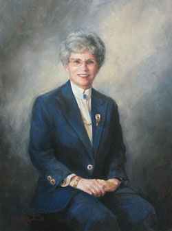 Bobbie Bailey, benefactor of Kennesaw State University's Bobbie Bailey and Family Performance Center (Painting by Shane McDonald, 2008)