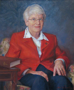 Charlotte Sachs, first director of nursing program at Kennesaw State University (Painted by Shane McDonald, 2009)