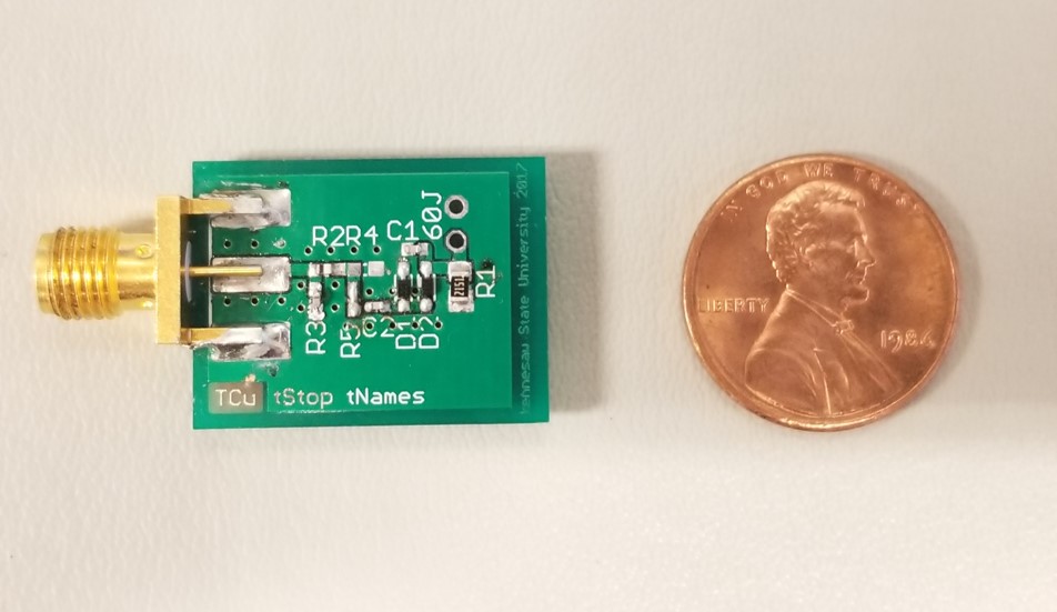 Prototype of 2-stage charge pump