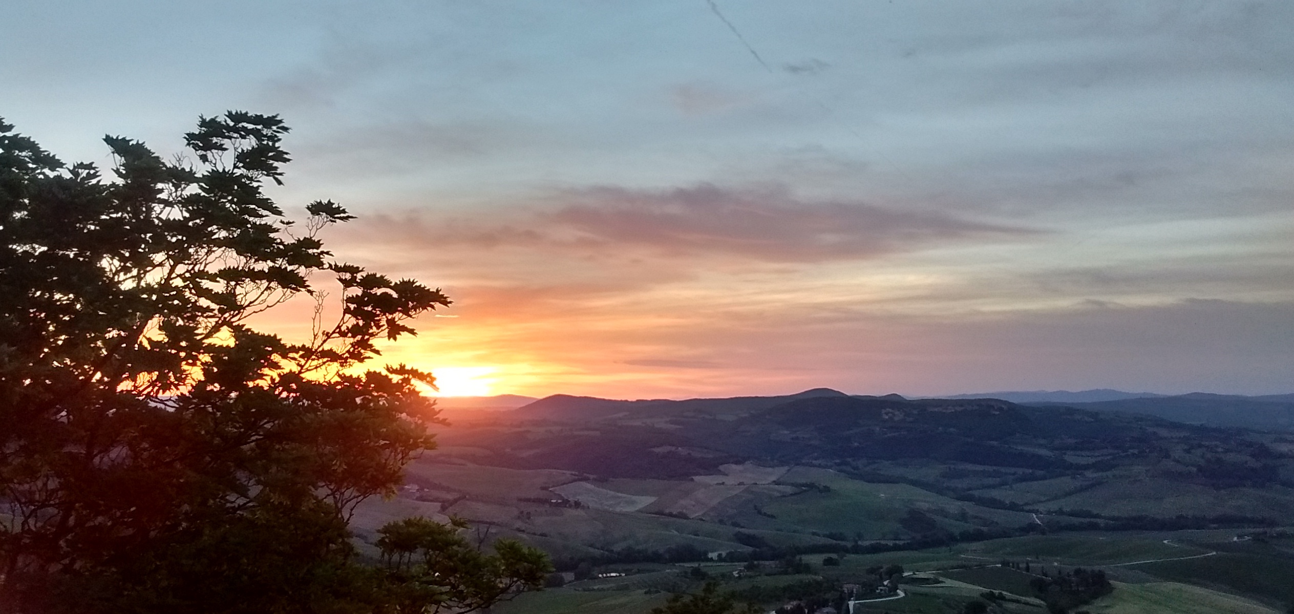 Sunset from Montepulciano