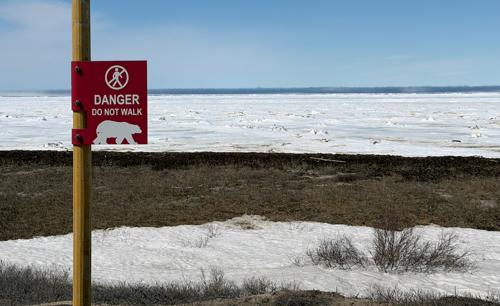 view of Hudson Bay in Churchill, Manitoba, Canada