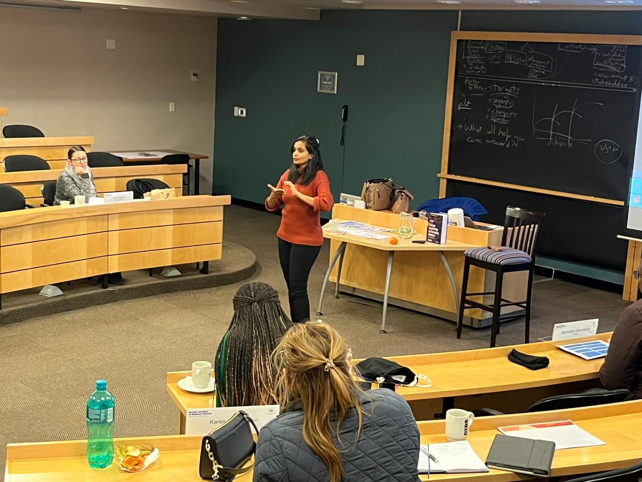 Me teaching in a South African Seminar Session