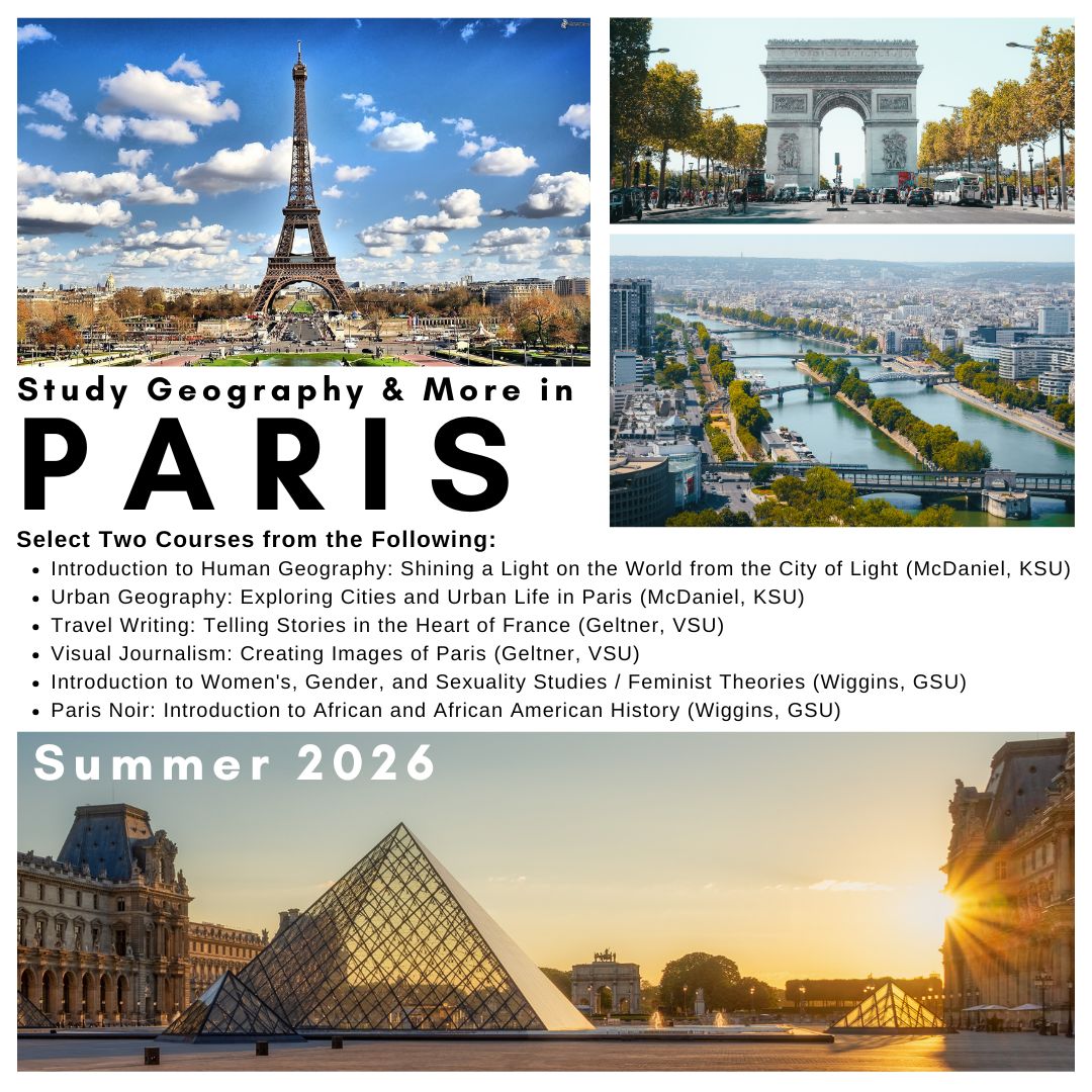 Study Geography and More in Paris in Summer 2026 with Dr. Paul McDaniel
