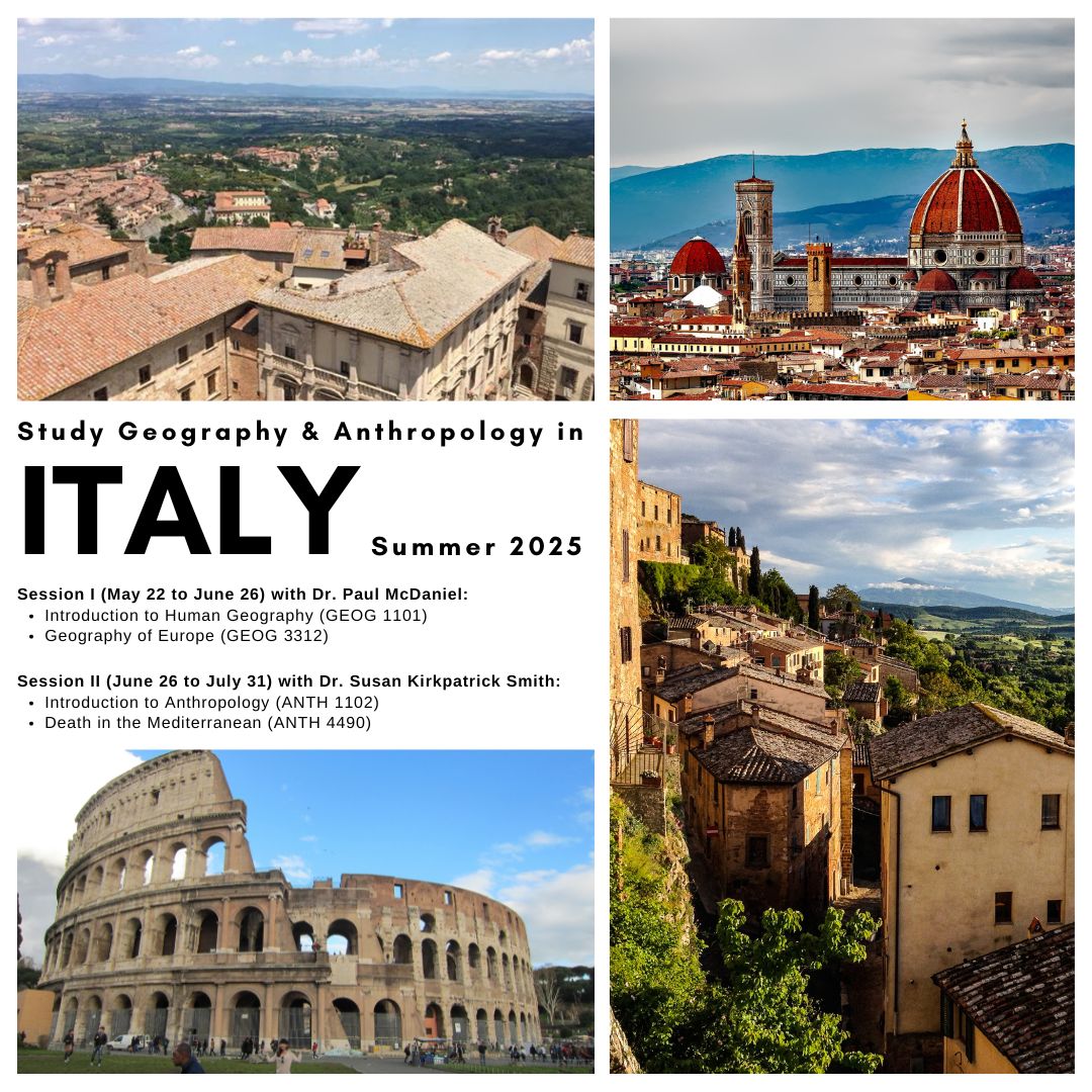 Geography Italy Study Abroad Summer 2025