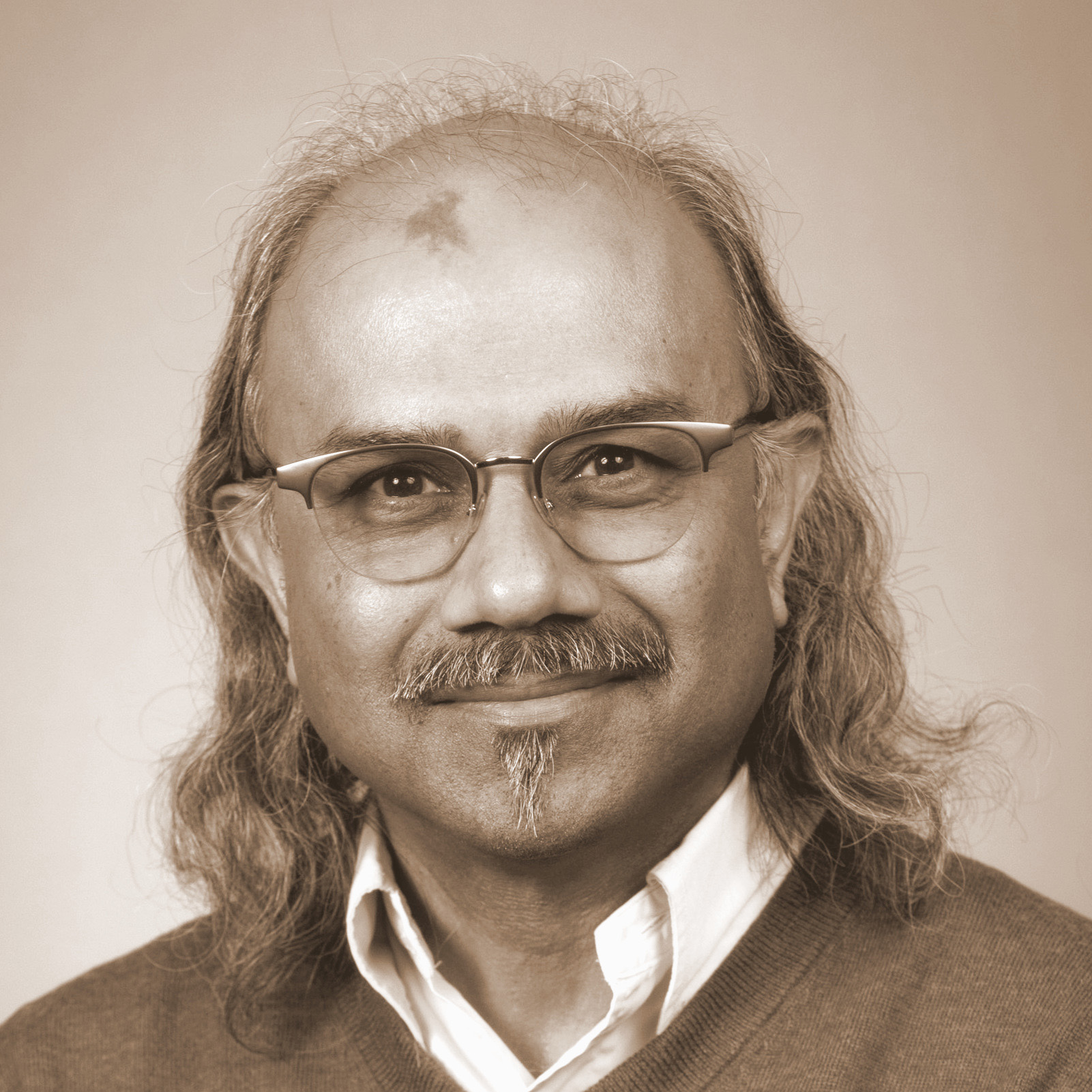 headshot, saif in sepia