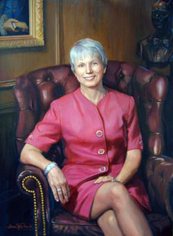 Judy Perkins, Dean Emeritus of Nursing, Kennesaw State University (Painting by Shane McDonald, 2005)