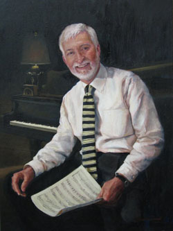 Joseph Meeks, Dean of the College of the Arts at KSU (Painting by Shane McDonald, 2003)