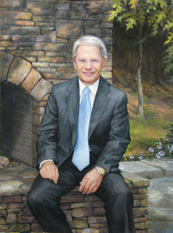 Thomas Holder, president of Kennesaw State University Foundation (Painting by Shane McDonald, 2007)