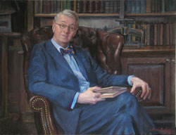Robert Williams,  retired director of Sturgis Library at Kennesaw State University (painted by Shane McDonald, 2009)